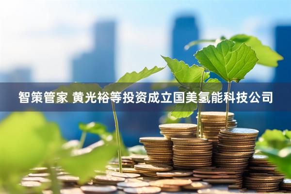 智策管家 黄光裕等投资成立国美氢能科技公司