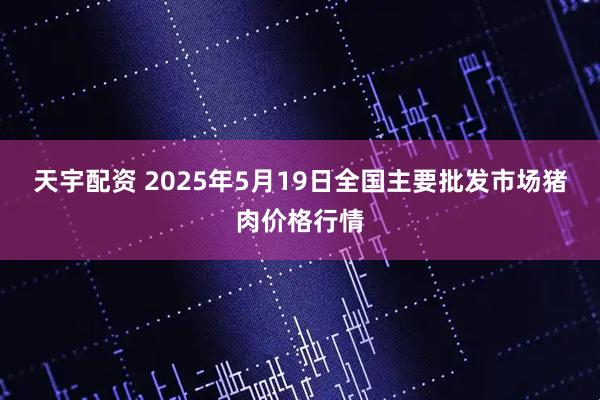 天宇配资 2025年5月19日全国主要批发市场猪肉价格行情