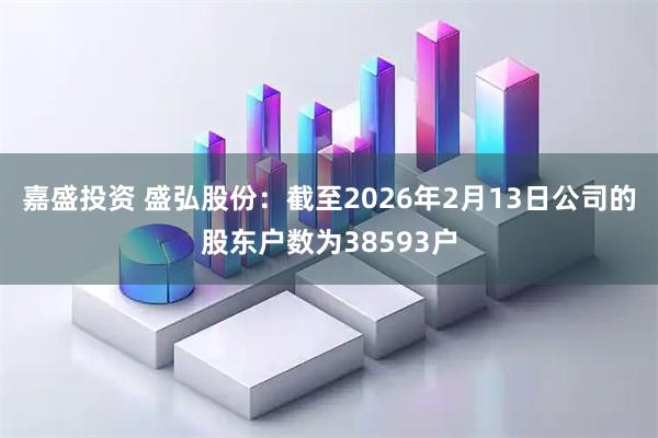 嘉盛投资 盛弘股份：截至2026年2月13日公司的股东户数为38593户